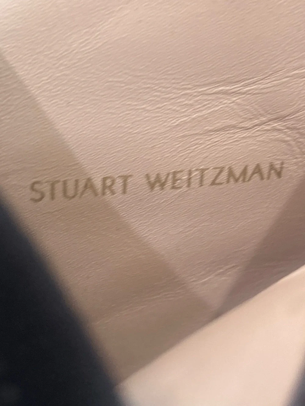 Stuart Weitzman Black Over-the-Knee Leather & stretch Boots size 6 5